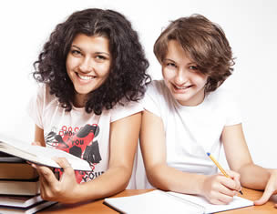 two-college-girls-study-for-exam