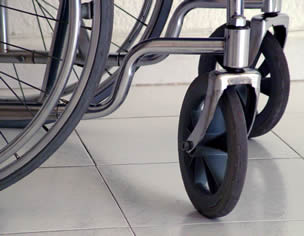wheelchair-in-health-care-center