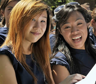 young-asian-college-students