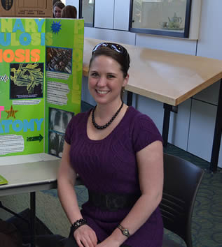 college-woman-at-school-display